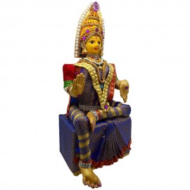 Varalakshmi Devi Idol Set (Violet Colour)